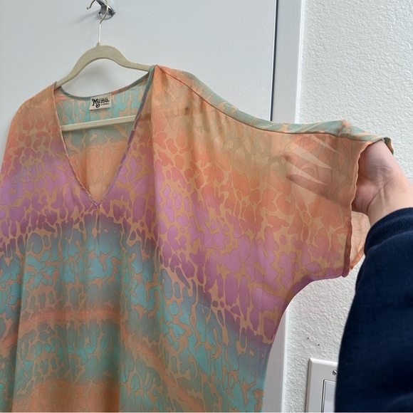 Show Me Your Mumu Shook Pastel Cheetah Print Tunic Top Blouse - Picture 3 of 6